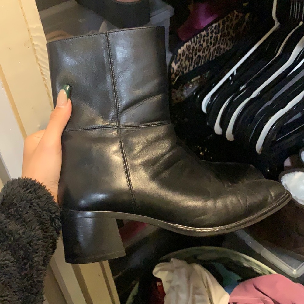 Beautiful black coach boots